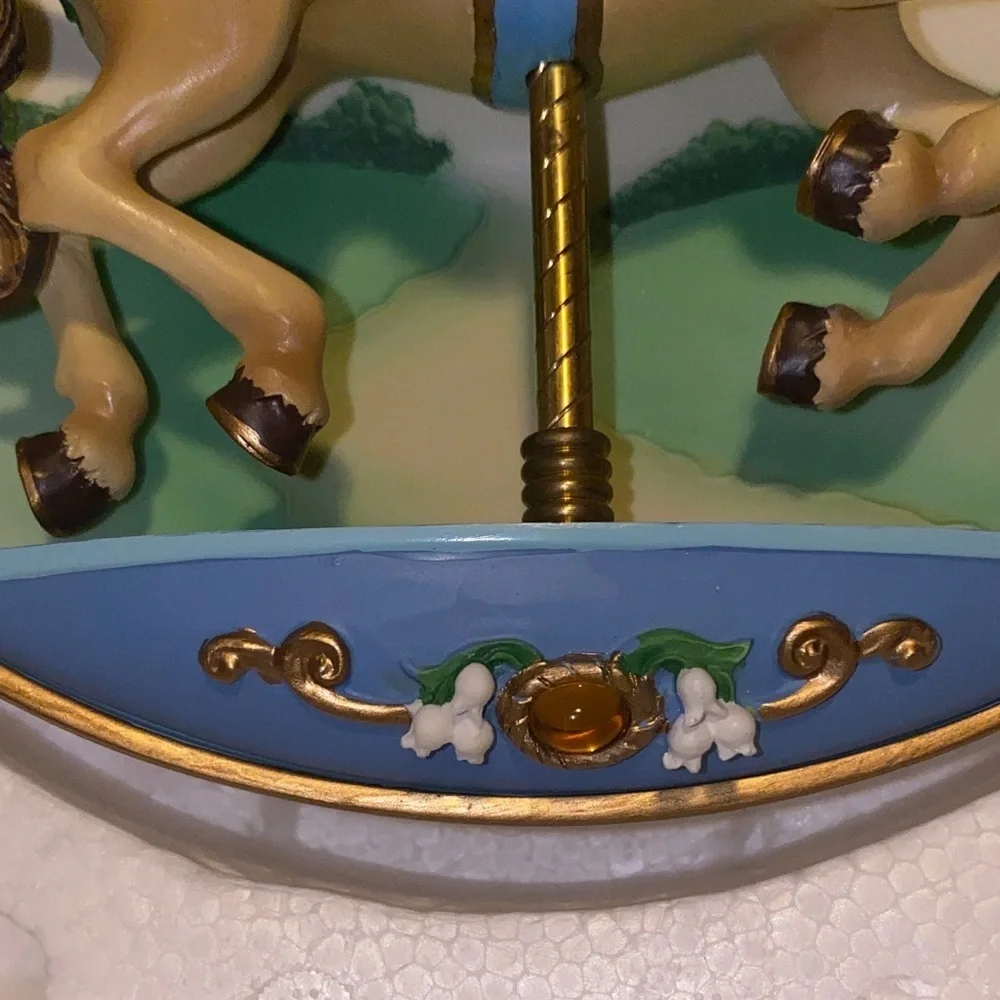 The Bradford Exchange Carousel Wall Art - Blue, Gold, Brown BX40